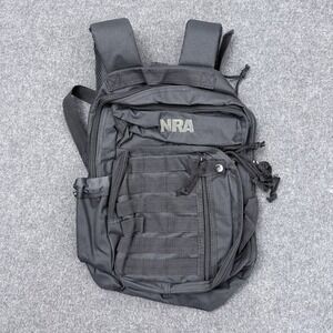 NRA Tactical Sling Backpack Black MOLLE Range Pack 16x12